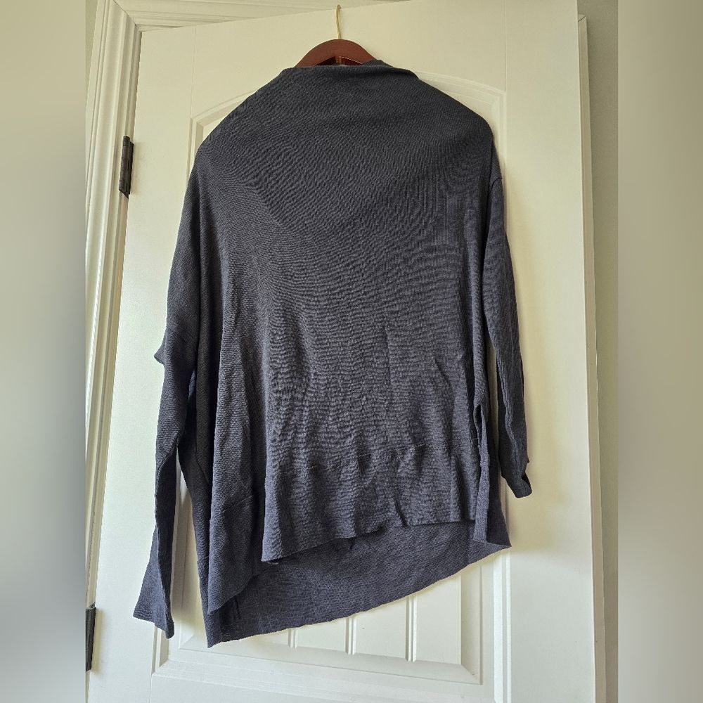 ✨️Free People | Londontown Asymmetrical Ribbed Thermal Top| Med |Oversized✨️ - Picture 8 of 8